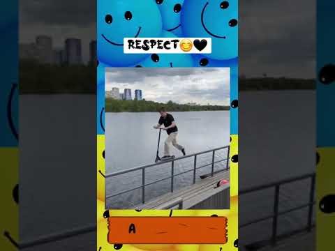 He Just Rode The Scooter🛴Through The Hand Rail 👽😱⚡ *** Mind 🧠Blowing 🤯 Balance ⚖️ ***