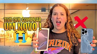 MEU CELULAR QUEBROU ENTÃO TIVE QUE COMPRAR UM NOVO😭