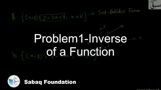Problem1-Inverse of a Function