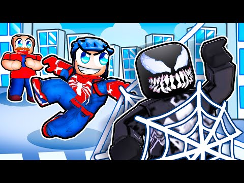 Jeffy Becomes SPIDERMAN In Roblox!