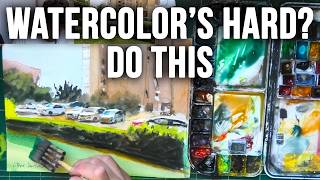 Overwhelmed by Watercolor? Do THIS for EASY Painting...!