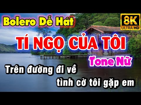 Karaoke TÍ NGỌ CỦA TÔI Tone Nữ (Sol Thứ) Nhạc Sống KLA | Karaoke 9669