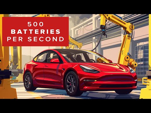 How Tesla Makes 536 Batteries Every Second | Tesla’s Secret Weapon