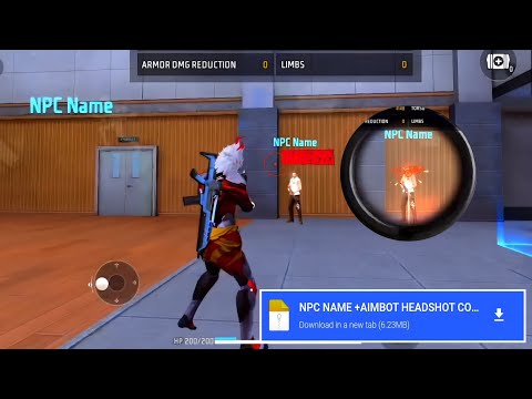 Drag Headshot + Npc Name File OB46 Update Config File Free Fire Headshot Config File OB46 Update