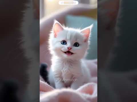 Dudi dudi Dum dum 🐾😻 | 🍼 One-Month-Old Cute & Beautiful Cat   #aicat #catlovers #shortfeeds
