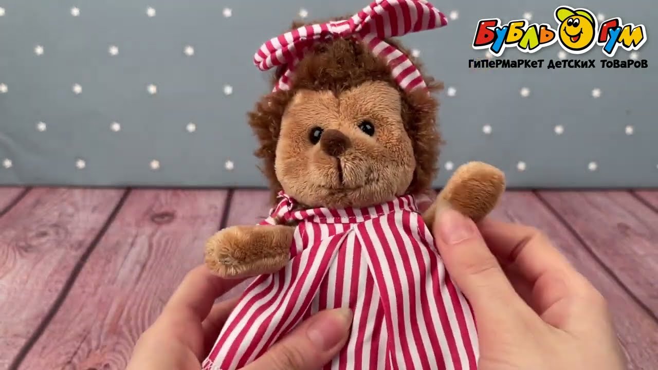 Игрушка мягкая Orange Toys ежик Колючка 15см - видео