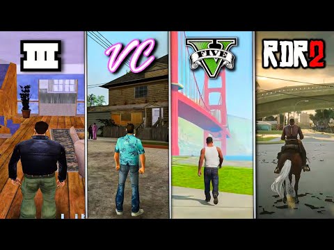 Visiting GTA SA Map😍in GTA & RDR Game Engine