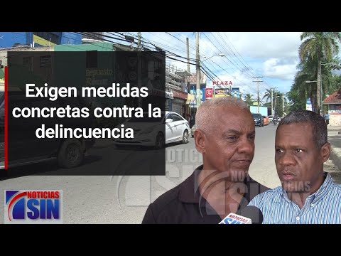 Demandan medidas concretas contra delincuentes