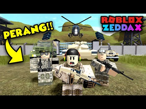 MEMBANGUN MARKAS PERANG TENTARA TERKUAT!! - Roblox Zeddax