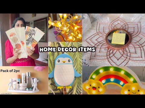 🌈😍ഇനി വീടൊന്ന് കളർ ആവട്ടെ meesho finds home decor items Flipkart