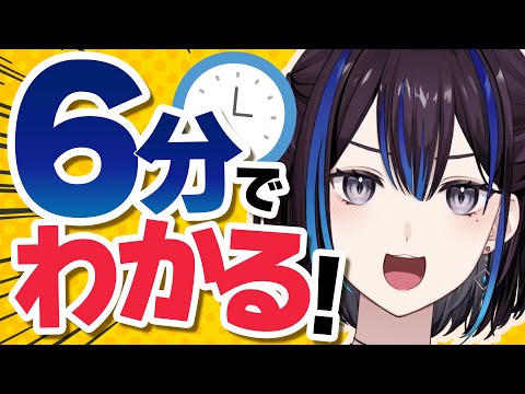 【切り抜き】6分でわかる個人勢VTuber悠針れい【まとめ】#ゆうばりビデオ サムネイル