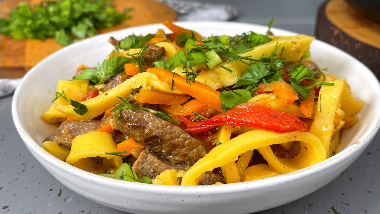 Подсели на этот РЕЦЕПТ! Цуйван - без слёз единорога, но как же ВКУСНО! Ужин из простых продуктов!