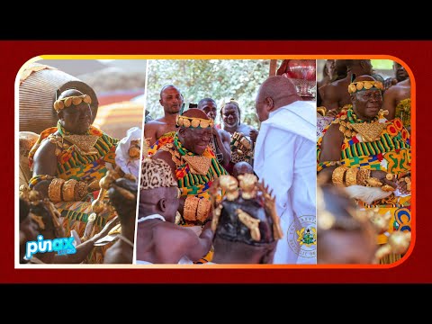 Mahama Meets Otumfour:  Boldly Tells Asantehene NDC will take Back Ashanti Region to Big Heights