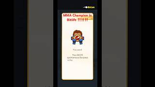 I became MMA champion in Bitlife #shorts #bitlife