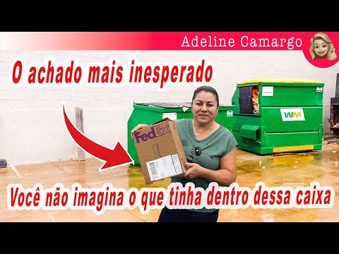 O achado mais inesperado, você não imagina oque encontrei no dumpster
