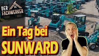 Baumaschinen so weit das Auge reicht! Mein Besuch bei SUNWARD