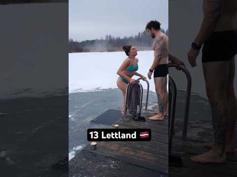 Kalt in Lettland 🇱🇻 🥶 bis zum Polarkreis mit unserem Camper.