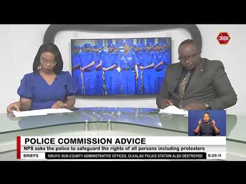 National Police Service Commission calls on protestors to uphold the rule of law