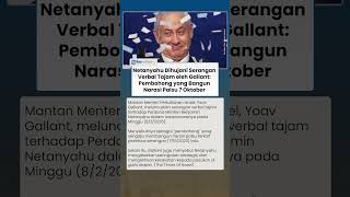 Netanyahu Dihujan Serangan Verbal Tajam oleh Gallant: Pembohong yang Bangun Narasi Palsu 7 Oktober