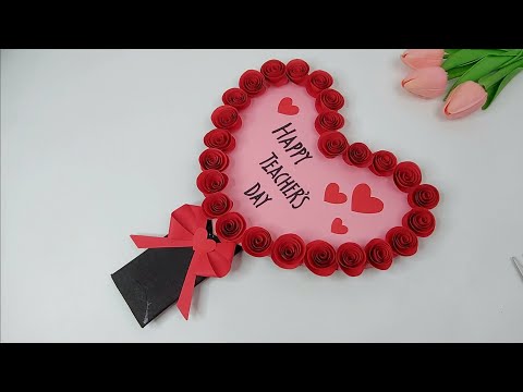 DIY Membuat Kartu Ucapan Hari Guru dari Kertas | Diy Teachers Day Gift