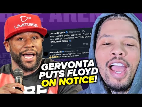 Heated! Gervonta warns mayweather he will ko him after diss via social media!
