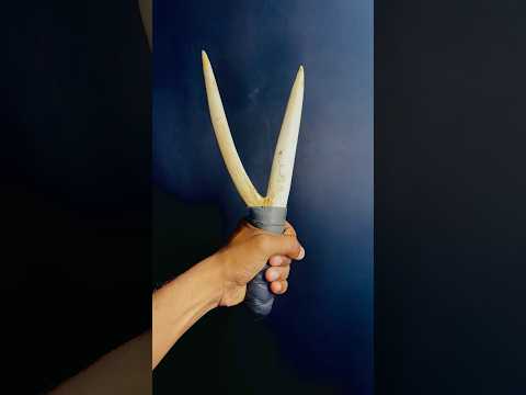 Making Survival Weapon #survival #diy #woodworking #viralvideo #creativesurvival #art #craft