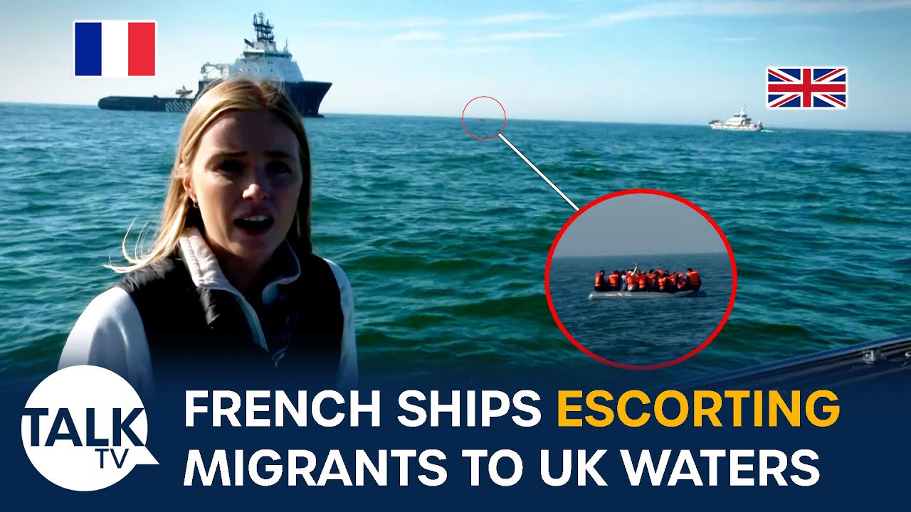 “The French Boats Are Escorting Migrants To UK Waters” TalkTV’s Exclusive Report From The Channel