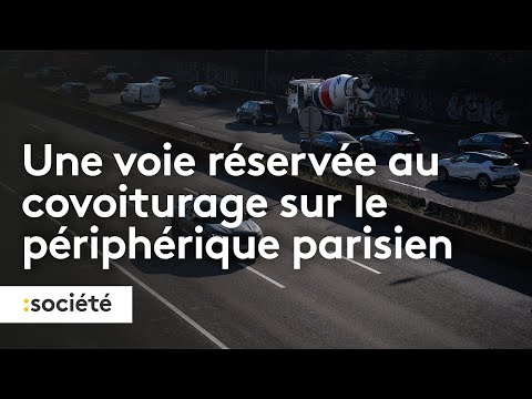 Périphérique parisien : une voie désormais réservée au covoiturage