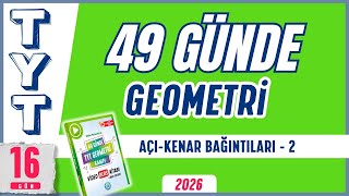 49 Günde TYT Geometri Kampı 16.Gün | Açı Kenar Bağıntıları 2 | Rehber Matematik