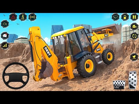 City Road Construction JCB Game - Real City Construction Simulator - Android Gameplay