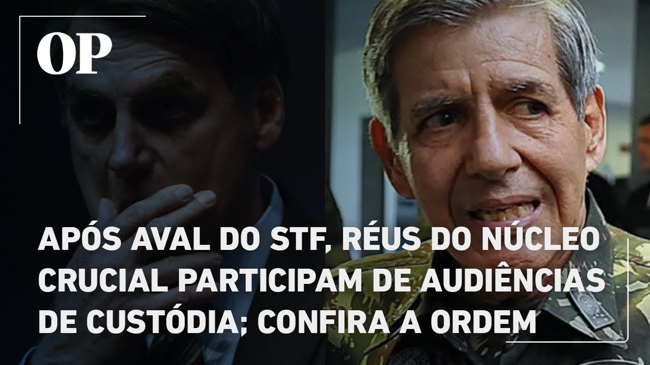 Após aval do STF réus do núcleo crucial participam de audiências de custódia confira a ordem