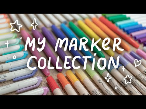MY ENTIRE MARKER COLLECTION! (w/ Swatches & Reviews)
