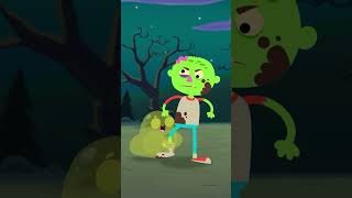 ซอมบี้กับสัตว์ประหลาดน้อยสุดน่ารักของเขา 🧟#shorts #spooky #halloween #teeheetownthai
