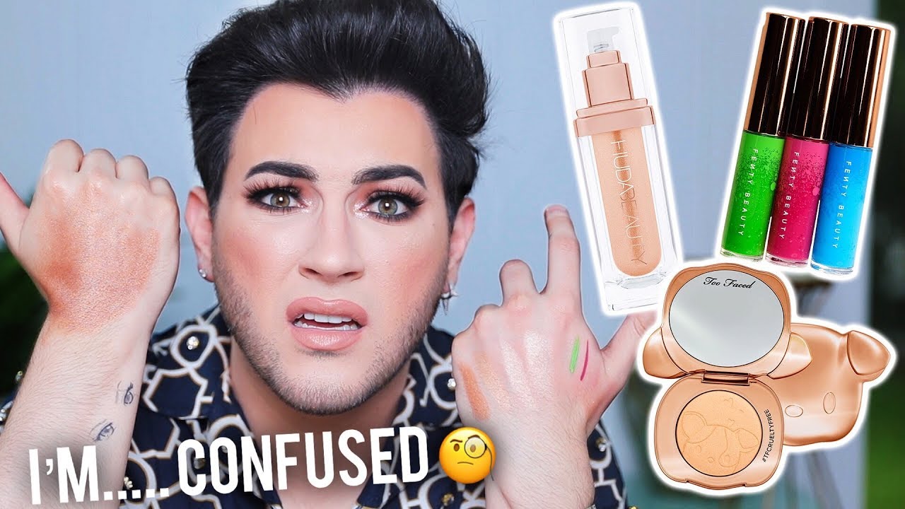 TESTING NEW OVER HYPED MAKEUP THAT ISNT WORTH YOUR MONEY Huda Beauty, Fenty, etc.
