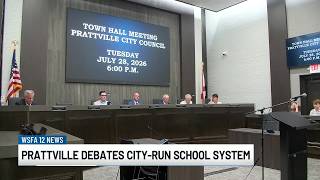 YouTube video thumbnail: Prattville Debates City-run School System