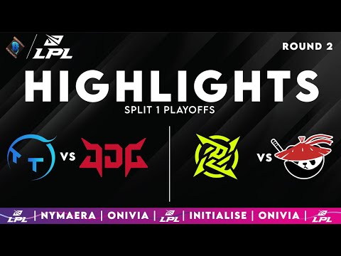 LPL Highlights ALL GAMES | Playoffs Round 2 | LPL Split 1 2025