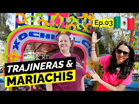 Tour XOCHIMILCO en Ciudad de México con MARIACHIS | ¿Cómo es la FIESTA de LAS TRAJINERAS?