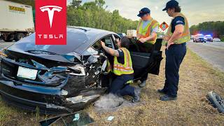 INSANE NEW YORK TESLA CRASHES | BEST OF WHAM BAAM TESLACAM 2025