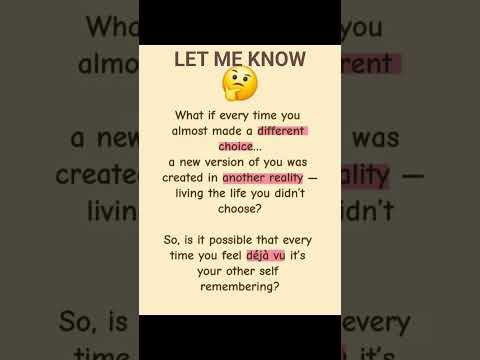 LET ME KNOW #trending #inspiration #inspirationalquotes #conversation #comment #dejavu #question