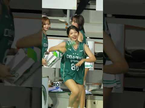 초스피드 환복 #하지원 #치어리더 #db프로미 #그린엔젤스 #농구 #원주
