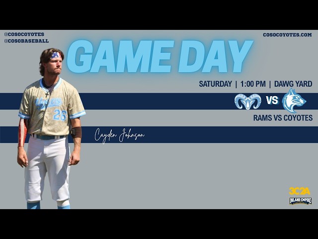 Coso Baseball vs Victor Valley College