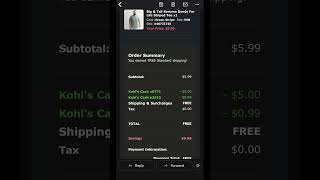 Another shirt getting added I love kohls cash #irl #shopping #deals #shorts