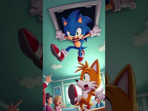 Sonic e Tails Tentam Fugir da Escola e Dá Tudo Errado!