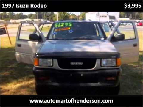 1997 Isuzu Rodeo Problems, Online Manuals and Repair ...
