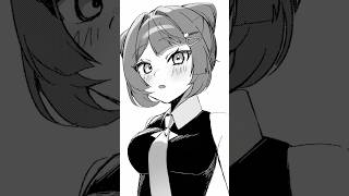 どう考えても君に夢中🌙 #新人vtuber #イラスト #手描き #illustration #shorts