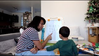 THÉO BELAJAR UNTUK PERSIAPAN SEKOLAH