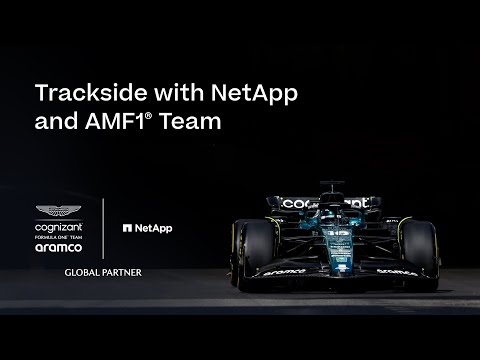 Trackside with NetApp and AMF1 Team