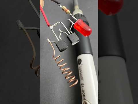 AC Current Detector | AC Voltage Detector #electronics #experiment #shorts