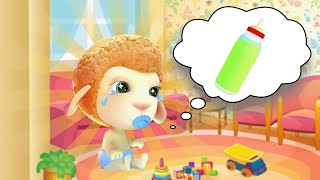 The Baby Is Crying And Wants A Bottle | Funny Cartoon | Dolly and Friends 3D