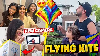 Asher ki first KITE FLYING & Chai Party with Pragati 😍